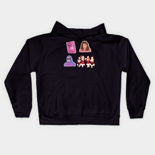 Mean Girls Sticker Pack Kids Hoodie